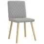 Sillas de comedor 2 uds tela gris nube de , Sillas de comedor - Ref: Foro24-4101130, Precio: 103,64 €, Descuento: %
