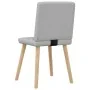 Sillas de comedor 2 uds tela gris nube de , Sillas de comedor - Ref: Foro24-4101130, Precio: 103,64 €, Descuento: %