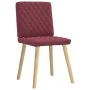 Sillas de comedor 2 unidades tela rojo tinto de , Sillas de comedor - Ref: Foro24-4101124, Precio: 103,64 €, Descuento: %