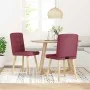 Sillas de comedor 2 unidades tela rojo tinto von , Essstühle - Ref: Foro24-4101094, Preis: 105,11 €, Rabatt: %