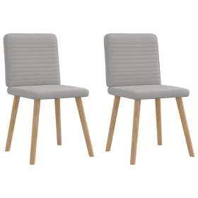 Sillas de comedor 2 uds tela gris nube von , Essstühle - Ref: Foro24-4101153, Preis: 103,24 €, Rabatt: %