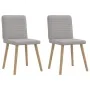 Sillas de comedor 2 uds tela gris nube von , Essstühle - Ref: Foro24-4101153, Preis: 103,24 €, Rabatt: %