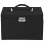 Joyero de 4 niveles con espejo y cerradura 22,5x17,5x16,5 cm by , Jewelry stands - Ref: Foro24-4103561, Price: 35,16 €, Disco...