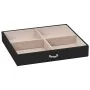 Joyero de 4 niveles con espejo y cerradura 22,5x17,5x16,5 cm by , Jewelry stands - Ref: Foro24-4103561, Price: 35,16 €, Disco...