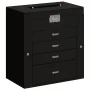 Joyero de 5 niveles con espejo y cerradura negro by , Jewelry stands - Ref: Foro24-4103563, Price: 56,45 €, Discount: %