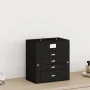 Joyero de 5 niveles con espejo y cerradura negro by , Jewelry stands - Ref: Foro24-4103563, Price: 56,45 €, Discount: %