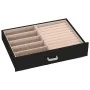 Joyero de 5 niveles con espejo y cerradura negro by , Jewelry stands - Ref: Foro24-4103563, Price: 56,45 €, Discount: %