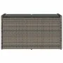 Banco de almacenaje con cojín gris 100 cm ratán sintético by , garden benches - Ref: Foro24-4104062, Price: 133,66 €, Discoun...
