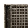 Banco de almacenaje con cojín gris 100 cm ratán sintético by , garden benches - Ref: Foro24-4104062, Price: 133,66 €, Discoun...