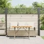 Sofá jardín de 3 plazas con cojín y mesa beige ratán sintético von , Outdoor-Sofas - Ref: Foro24-4103858, Preis: 281,05 €, Ra...