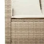 Sofá jardín de 3 plazas con cojín y mesa beige ratán sintético von , Outdoor-Sofas - Ref: Foro24-4103858, Preis: 281,05 €, Ra...