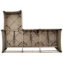 Sofá de jardín reclinable con cojines en forma de L beige by , Outdoor sofas - Ref: Foro24-4108242, Price: 354,58 €, Discount: %