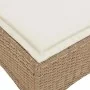 Sofá de jardín reclinable con cojines en forma de L beige by , Outdoor sofas - Ref: Foro24-4108242, Price: 354,58 €, Discount: %