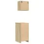 Armarios 2 uds para garaje madera de ingeniería roble sonoma by , Armarios industriales - Ref: Foro24-3328271, Price: 80,02 €...