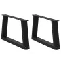 Patas para mesa de comedor forma V 2 uds negro 50x(30-31,3) cm von , Tischbeine - Ref: Foro24-4012528, Preis: 56,71 €, Rabatt: %