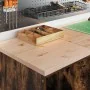 Armarios 2 uds para garaje madera ingeniería roble ahumado von , Armarios industriales - Ref: Foro24-3328273, Preis: 79,70 €,...