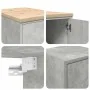 Armarios 2 uds para garaje madera de ingeniería ris hormigón von , Armarios industriales - Ref: Foro24-3328299, Preis: 84,48 ...