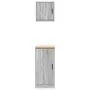 Armarios 2 uds para garaje madera ingeniería gris sonoma von , Armarios industriales - Ref: Foro24-3328301, Preis: 87,02 €, R...