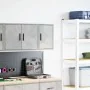Armario de pared para garaje madera de ingeniería gris hormigón von , Armarios industriales - Ref: Foro24-860613, Preis: 29,0...