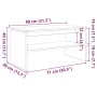 Mueble para TV madera contrachapada envejecida 80x40x40 cm von , TV-Möbel - Ref: Foro24-859116, Preis: 43,61 €, Rabatt: %