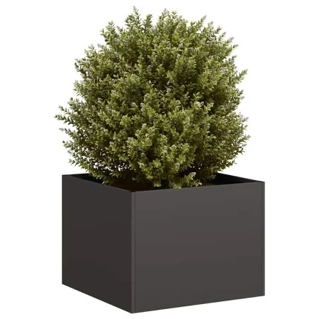 Jardinera acero negro 40x40x30 cm de , Maceteros y jardineras - Ref: Foro24-860794, Precio: 45,56 €, Descuento: %