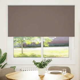Estor Enrollable Opaco Color Café 165x130 cm Tela Ancho 161,6cm by , Blinds and blinds - Ref: Foro24-4010985, Price: 30,23 €,...