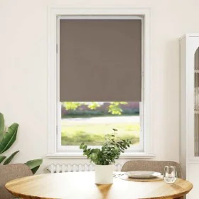 Estor Enrollable Opaco Color Café 75x150 cm Tela Ancho 70,7cm by , Blinds and blinds - Ref: Foro24-4010993, Price: 16,72 €, D...