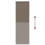 Estor Enrollable Opaco Color Café 45x150 cm Tela Ancho 40,7cm by , Blinds and blinds - Ref: Foro24-4010987, Price: 18,48 €, D...