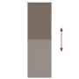 Estor Enrollable Opaco Color Café 40x175 cm Tela Ancho 35,7cm by , Blinds and blinds - Ref: Foro24-4011012, Price: 15,89 €, D...
