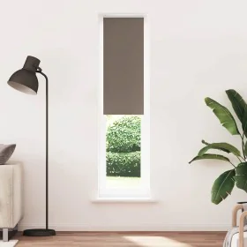 Estor Enrollable Opaco Color Café 40x210 cm Tela Ancho 35,7cm by , Blinds and blinds - Ref: Foro24-4011038, Price: 15,84 €, D...