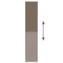 Estor Enrollable Opaco Color Café 55x230cm Tela Ancho 50,7cm by , Blinds and blinds - Ref: Foro24-4011067, Price: 18,00 €, Di...