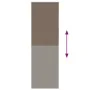 Estor Enrollable Opaco Color Café 80x210cm Tela Ancho 75,7cm by , Blinds and blinds - Ref: Foro24-4011046, Price: 25,11 €, Di...