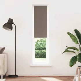 Estor Enrollable Opaco Color Café 45x230cm Tela Ancho 40,7cm by , Blinds and blinds - Ref: Foro24-4011065, Price: 16,44 €, Di...