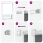 Estor Enrollable Opaco Blanco Roto 50x230cm Tela Ancho 45,7cm by , Blinds and blinds - Ref: Foro24-4011716, Price: 19,53 €, D...