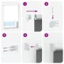 Estor Enrollable Opaco Blanco 135x150 cm Tela Ancho 131,6 cm by , Blinds and blinds - Ref: Foro24-4011915, Price: 24,37 €, Di...