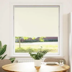 Estor Enrollable Opaco Blanco Roto 110x130cm Tela Ancho 105,7cm by , Blinds and blinds - Ref: Foro24-4011624, Price: 26,61 €,...