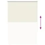 Estor Enrollable Opaco Blanco Roto 110x130cm Tela Ancho 105,7cm de , Persianas y estores - Ref: Foro24-4011624, Precio: 26,61...