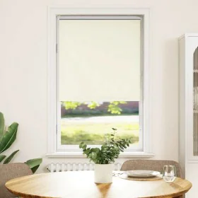 Estor Enrollable Opaco Blanco Roto 80x130cm Tela Ancho 75,7cm by , Blinds and blinds - Ref: Foro24-4011618, Price: 20,40 €, D...