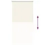 Estor Enrollable Opaco Blanco Roto 80x130cm Tela Ancho 75,7cm by , Blinds and blinds - Ref: Foro24-4011618, Price: 20,40 €, D...