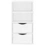 Mueble auxiliar con cajones ODDA blanco 40x24x79 cm madera pino by , Sideboards - Ref: Foro24-4103594, Price: 63,40 €, Discou...