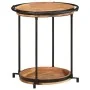 Mesa auxiliar madera maciza de acacia Ø55x60 cm by , Side tables - Ref: Foro24-4013512, Price: 80,36 €, Discount: %