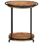 Mesa auxiliar madera maciza de acacia Ø55x60 cm by , Side tables - Ref: Foro24-4013512, Price: 80,36 €, Discount: %