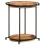 Mesa auxiliar madera maciza de acacia Ø55x60 cm by , Side tables - Ref: Foro24-4013512, Price: 80,36 €, Discount: %