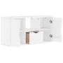 Mueble para TV con cajón ODDA blanco 79x24x40 cm madera pino by , TV Furniture - Ref: Foro24-4103606, Price: 67,86 €, Discoun...