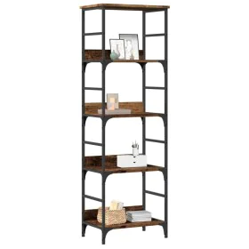 Estantería de madera ingeniería madera envejecida 50x33x153 cm by , Bookcases and shelves - Ref: Foro24-857468, Price: 73,64 ...