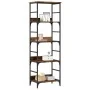 Estantería de madera ingeniería madera envejecida 50x33x153 cm von , Bücherregale und Regale - Ref: Foro24-857468, Preis: 73,...
