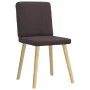Sillas de comedor 2 unidades tela marrón oscuro by , dining chairs - Ref: Foro24-4101201, Price: 101,95 €, Discount: %