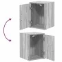 Armarios 2 uds para garaje madera ingeniería gris sonoma de , Armarios industriales - Ref: Foro24-3328265, Precio: 69,79 €, D...