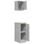 Armarios 2 uds para garaje madera ingeniería gris sonoma von , Armarios industriales - Ref: Foro24-3328292, Preis: 75,26 €, R...