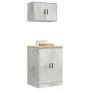 Armarios 2 uds para garaje madera de ingeniería ris hormigón by , Armarios industriales - Ref: Foro24-3328308, Price: 140,24 ...